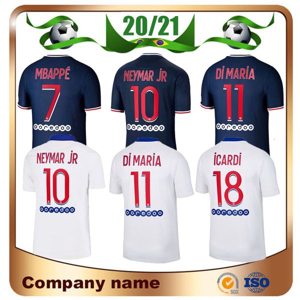 

20/21 neymar jr soccer jersey 2020 paris home verratti cavani mbappe soccer shirt di maria draxler football uniforms, Black;yellow