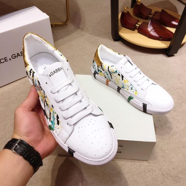 

2019s autumn luxury fashion leather men's low-casual shoes, fashion outdoor wild sports shoes, original box packaging