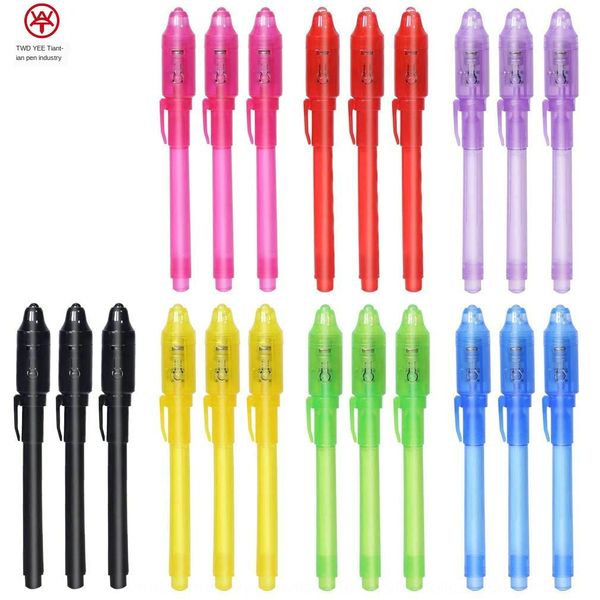 

twdyee flash pen multi-color magic purple light two-way flashlight ultraviolet led banknote checking uv banknote checking pen