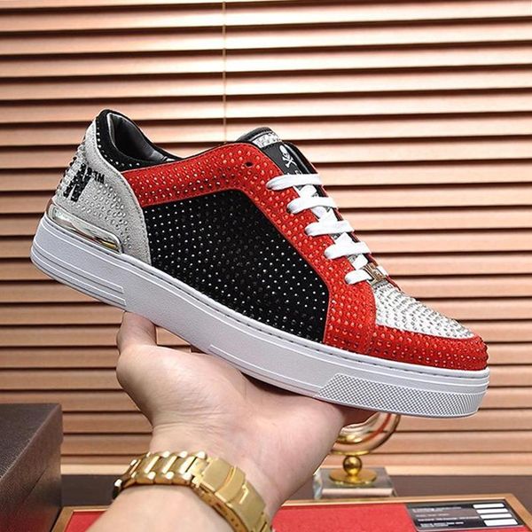 

men casual shoes sneaker leather sneakers tennis breathable outdoor sneakers scarpe da uomo luxury design pw665 lo -sneakers fast ship