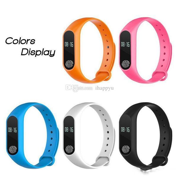 

2018 M2 Smart Bracelet smart watch Heart Rate Monitor bluetooth Smartband Health Fitness Smart Band for Android iOS activity tracker DHL