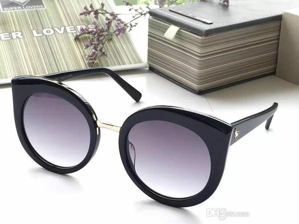 

super lovers brand designer sunglasses fashion women brand designer glasses retro style uv protection come with package 012, White;black