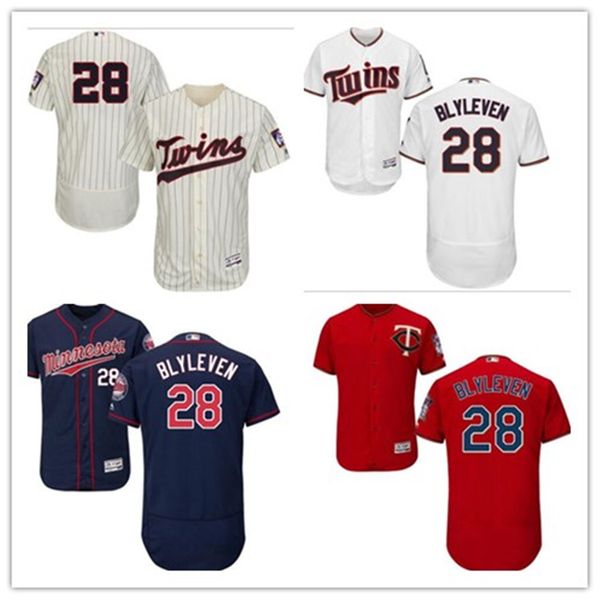 

custom any name number quality baseball jersey minnesota 28 bert blyleven#twin baseball wear men women youth jerseys shi, Blue;black