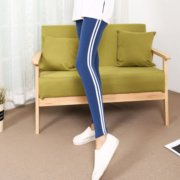 

2020 women formal sport leggings for breathable pants women high ankle-length stretched skinny leggings d176, Black