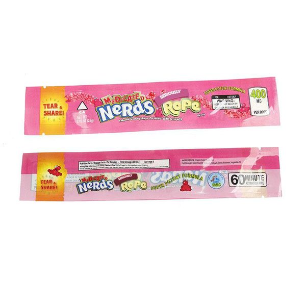 

2020 medicated nerds rope exotic car packaging three edge sealing bag exotic mini deodorant polyester foil food package candy bag 100 bkvbx