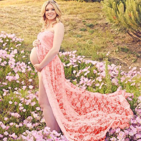 

maternity shoulderless lace pgraphy props dresses for pregnant women pregnancy clothes maternity dresses for p shoot, White