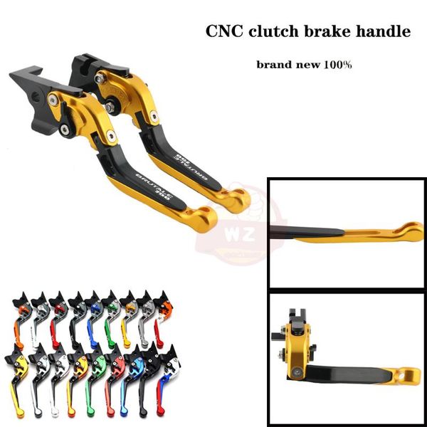 

extendable cnc motorcycle adjustable clutch brake levers for mv agusta brutale 750 brutale750 2001-2005