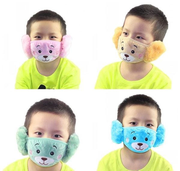 

родитель-ребенок маска 2 в 1 ear защитный медведь вышивка дети mouth маска маски против пыли face fit партии подарки xd23286 powerstore2012