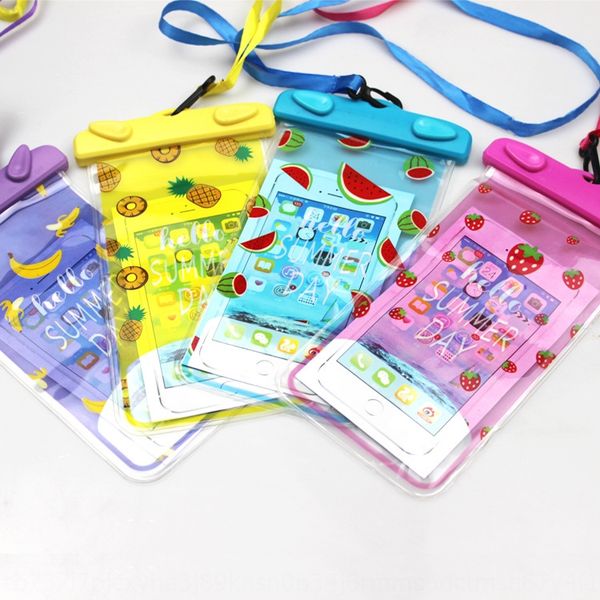 

new waterproof waterproof summer swimming diving mobile phone bag pvc thickened swimming mobile phone bag 18 new product