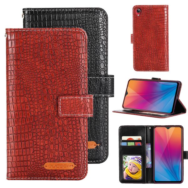 

gucoon fashion crocodile wallet for vivo iqoo u1 v15 pro y89 y91 y91c case luxury pu leather phone cover bag hand purse