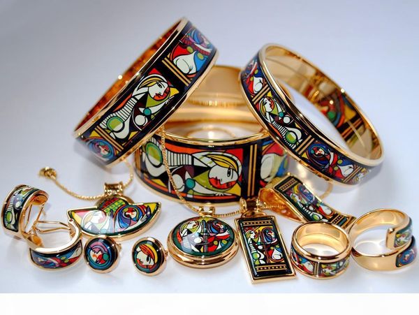 

woman before a mirror series drop earrings 18k gold-plated enamel earring for woman good pearl earrings for a gift wedding jewelry, Silver