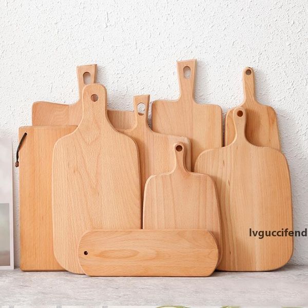 

wooden cutting boards beech baking bread board tool fruit plate whole wood chopping blocks no cracking deformation lxl335