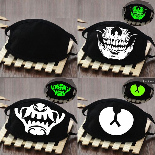 

floral print funny face mask reusable cartoon print cubrebocas color rosa ultraviolet proof washable running riding bike bdehome#293, Black