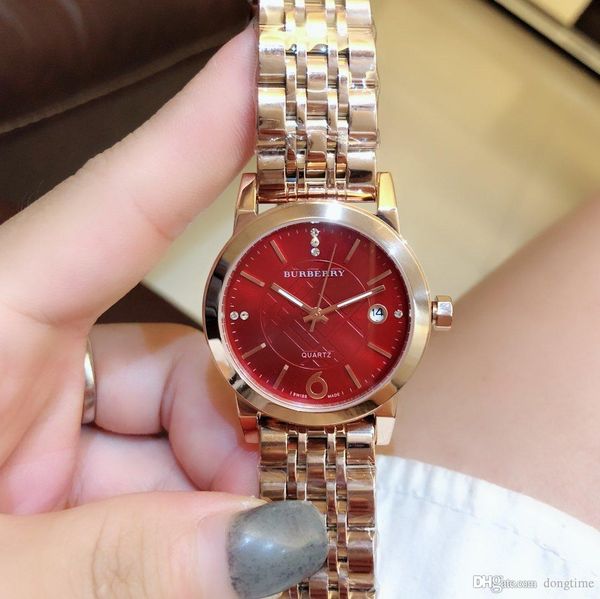 

womens watch waterproof wristwatches new modell fashion luxury casual brand quartz watch j1027001, Slivery;brown