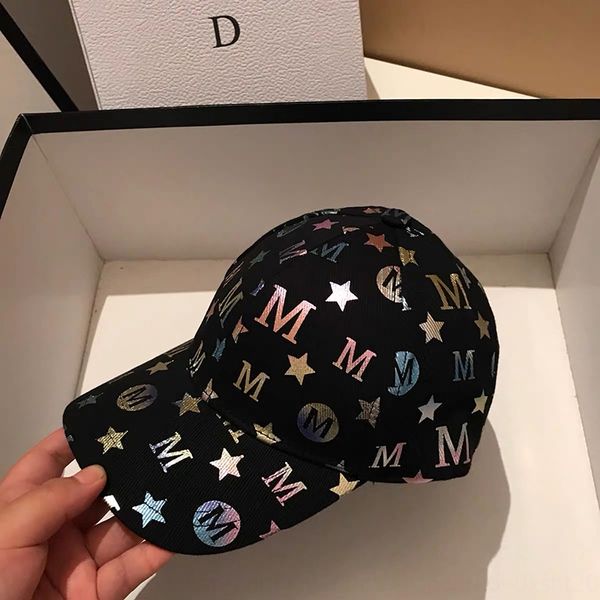 

kyd21 ins tide brand korean female hat baseball female hat style women's with colorful letters women's cap with big face and wide, Blue;gray