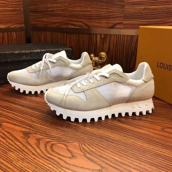 

2020d limited edition fashion men's casual shoes lace up outdoor shoes coach flat shoes leather low-men's sneakers 38-45, Black