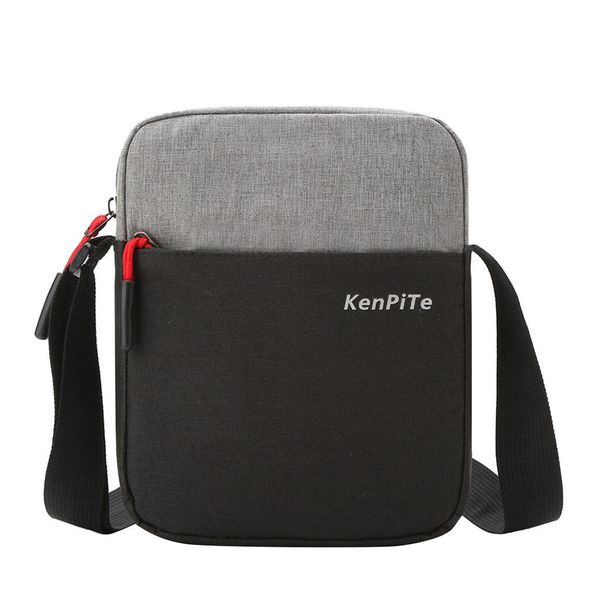 

shoulder bag oxford cloth zipper solid men zipper diagonal mini shoulder multi function mobile phone bag outdoor sports bag