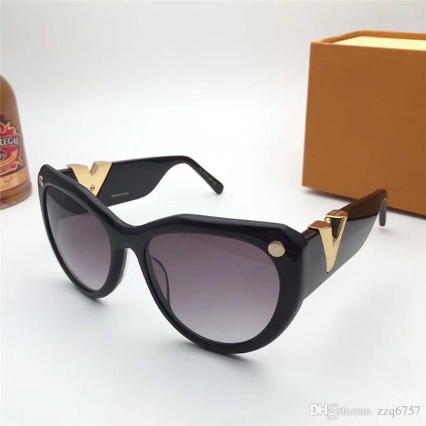 

design sunglasses 0902 cat frame simple popular style uv400 protection wholesale eyewear quality, White;black