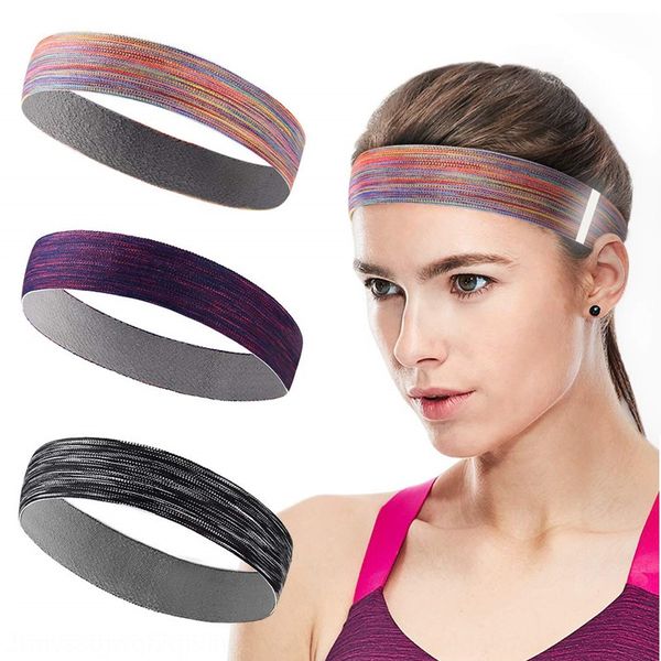 

wjip3 outdoor sports headb sweat-absorbent men's women's breathable bamboo charcoal fiber fitness head yoga elastic outdoor sports, Yellow;black