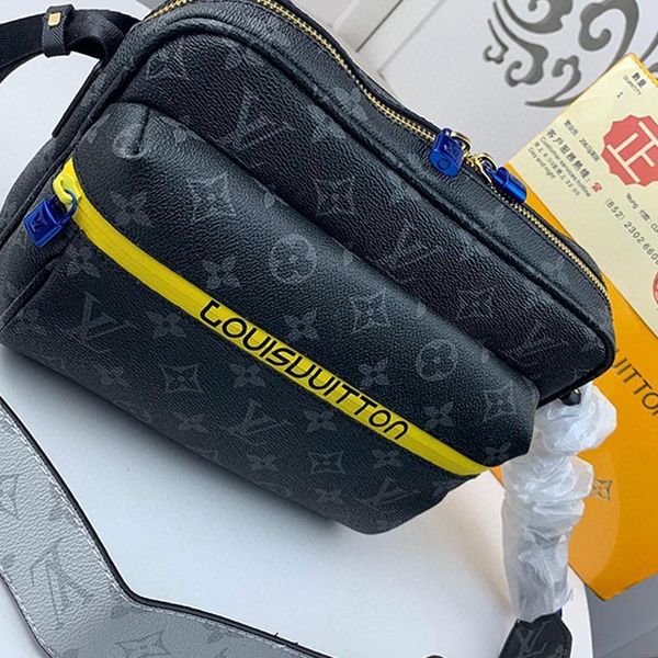 

retro trend men bag leather shoulder bags bolso bandolera zipper crossbody bag luxury designer men messenger bags drop ship