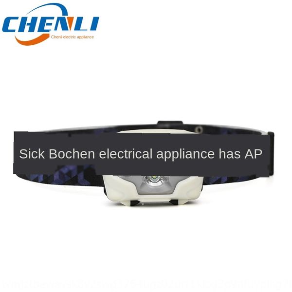 

led strong led accent night riding head usb charging induction head 3w white light fishing light