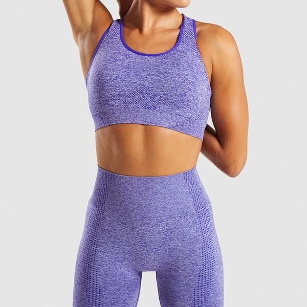 

women fitness seamless set sportswear woman tracksuit gym leggings push-up sporty bra+leggings 2 pcs sports suits, Gray