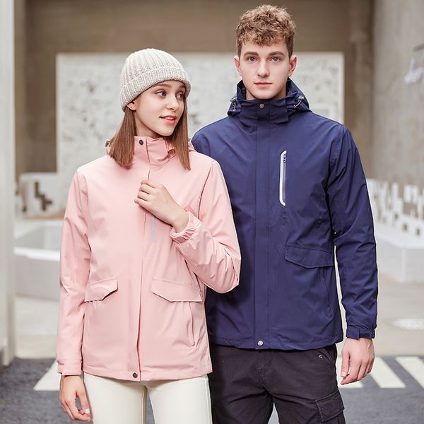 

outdoor jackets new 2020 men women windbreaker waterproof windproof camping hiking jacket coat for men fishing sports jackets, Blue;black