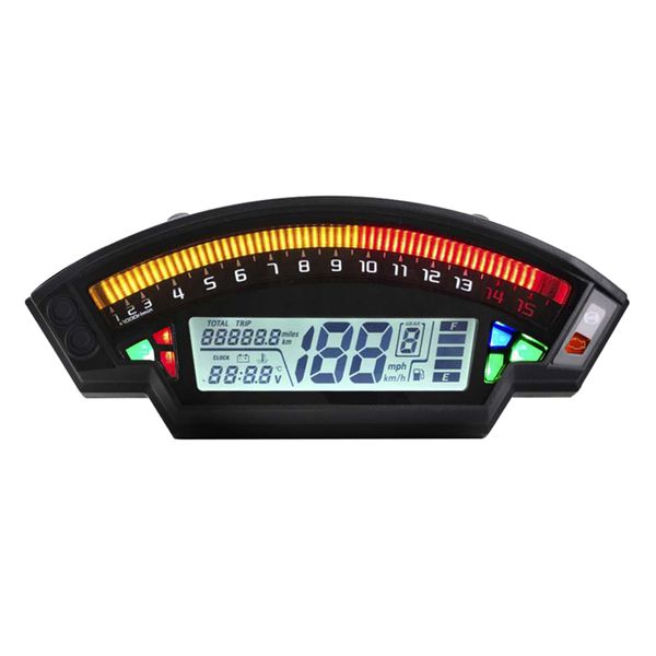 

1x motorcycle universal digital speedometer odometer for 1, 2, 4 cylinders