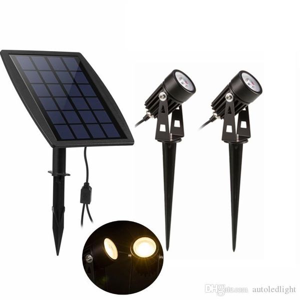 

led landscape solar lawn lamps outdoor solar spotlight waterproof outdoor landscape lighting solar garden exterior lights