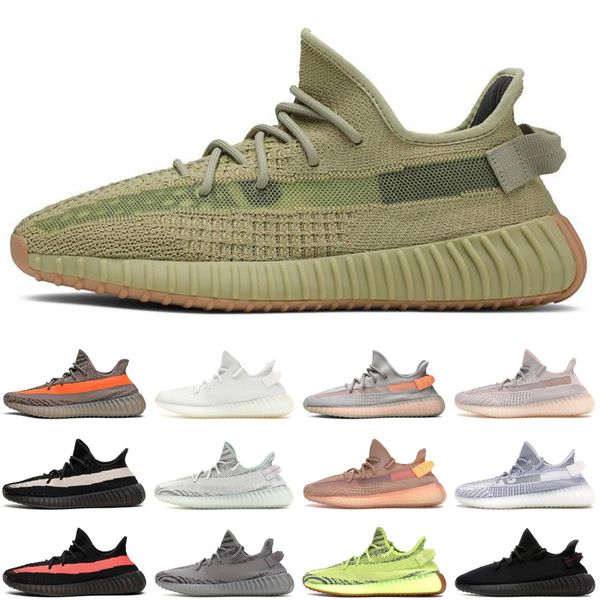 

new kanye west zyon men women running shoes zebra cinder asriel israfil sulfur tail light yecheil glow mens trainers sports sneakers