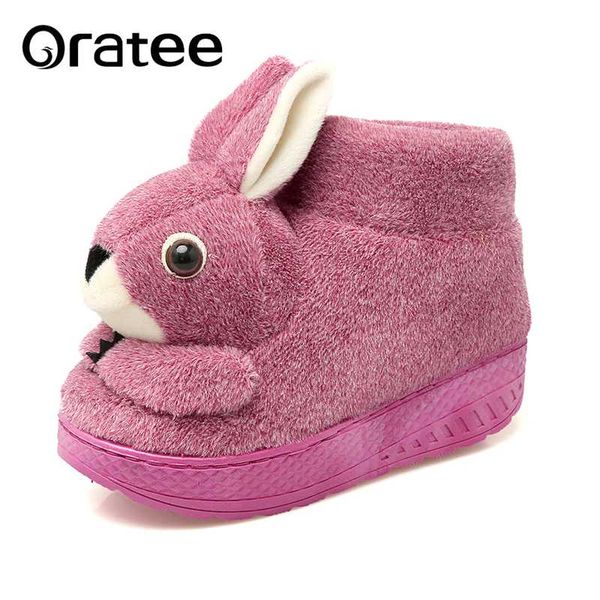 

new lovely art winter women warm slippers comfortable indoor shoes fur slippers girl plush, Black