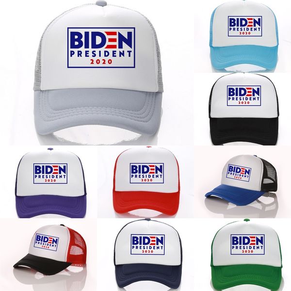 

keddy biden president 2020 ball hat usa biden letters baseball summer caps mesh patchwork caps hats visor outdoor cap sports peaked hat, Blue;gray