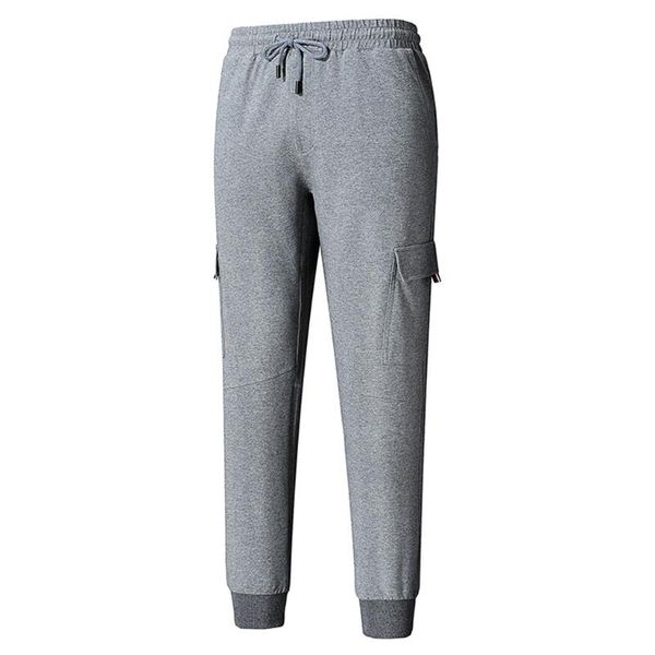 

мужчины спортивные брюки дышащий карманы sweaterpants бегуны брюки простой плюс размер tracksuit мужской тренировки обучение спортивной, Black;blue