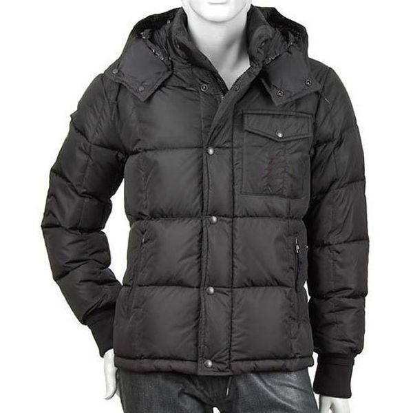 Модные зимние пуховики мужские, классический дизайн, куртка с капюшоном, уличное мужское пальто E36, черный, красный, синий, верхняя одежда высокого качества для мужчин