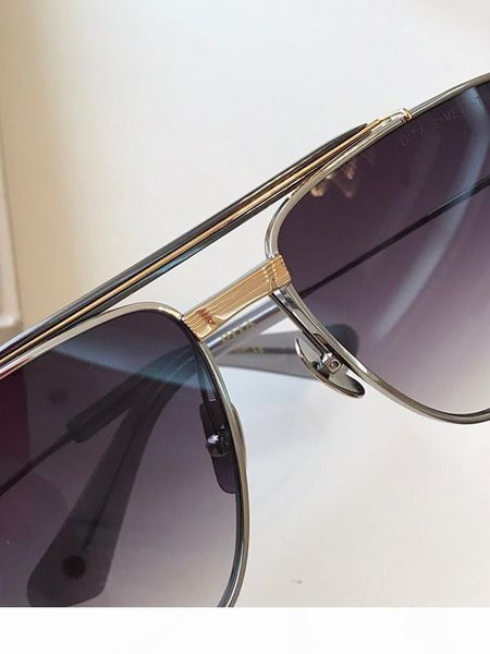 

u new popular symeta sunglasses type403 men designer k gold retro square frame fashion avant -garde style uv 400 lens eyewe, White;black