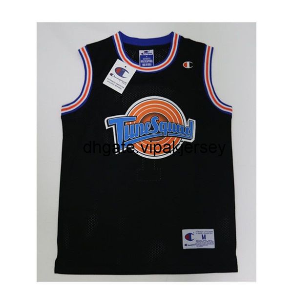 

bugs bunny #1 space jam tune squad youth basketball jersey mens vest stitched basketball jerseys, Red