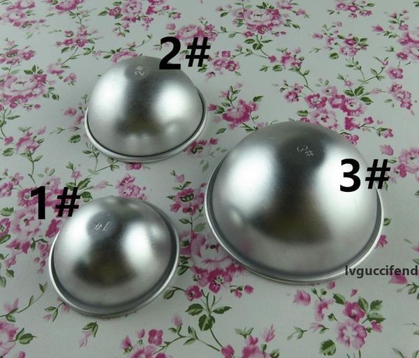 

baker tool 3d aluminum alloy ball sphere bath bomb mold cake baking pastry mould