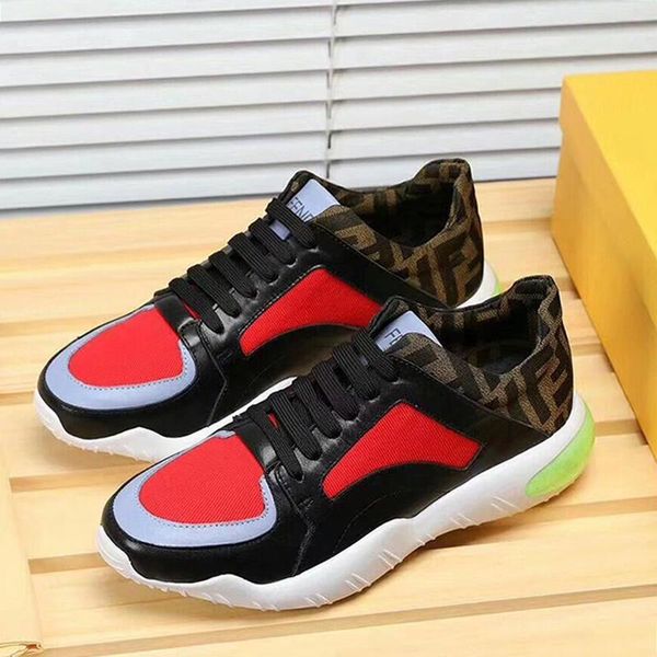 

comfortable men shoes tech fabric low - sneakers fashion classic running footwears lace -up plus size vintage men shoes manner schuhe, Black