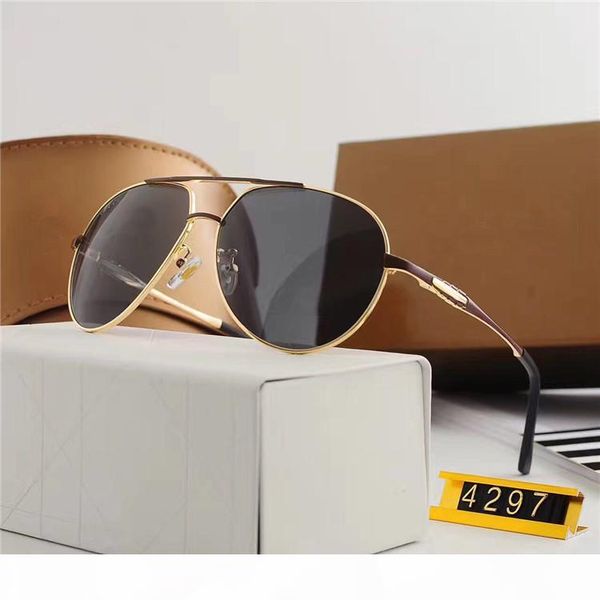 

luxury g retro round sunglasses brand designer designer vintage eyewear sun glasses for men women shades fashion with original box 4297, White;black