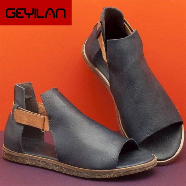 

женщины сандалии без задника простота мода лето дышащий нескользящей обуви женщина обувь твердые сандалии, Black