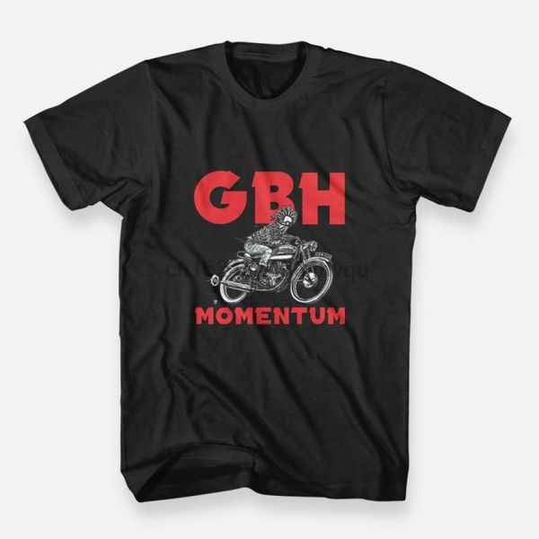 

GBH the Momentum T-shirt fashion mens short sleeve cool T shirt Black