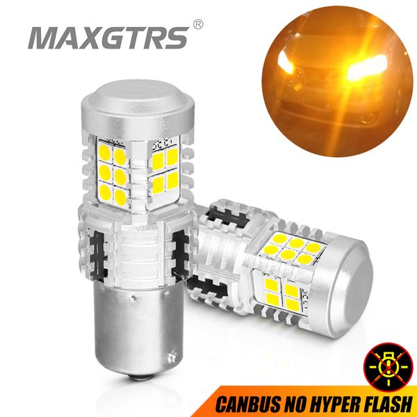 

2x canbus ba15s p21w 1156 7440 w21w 3030 led bulb white amber car turn signal no error hyper flash light reverse rear lamp