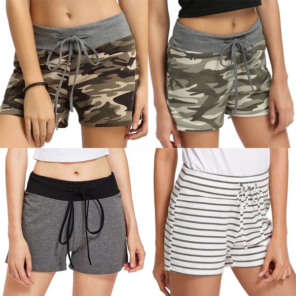 

shorts skinny drape sports shorts slim running contrast color short pants new women yoga 9221, White;black