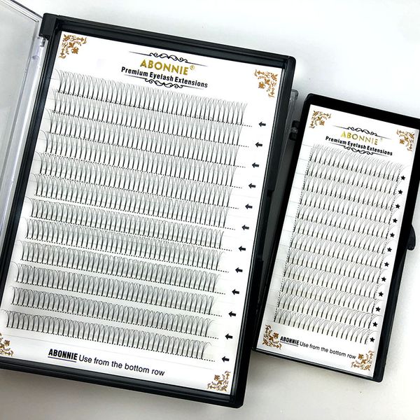 

false eyelashes abonnie premade volume fans lash russian professional eyelash extensions c/d curl extension faux mink 3d/4d/5d/6d