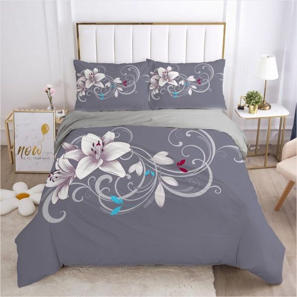 

3d bed linens duvet cover sets quilt covers pillow shams bedclothes bedding sets king  full luxury flower home textile