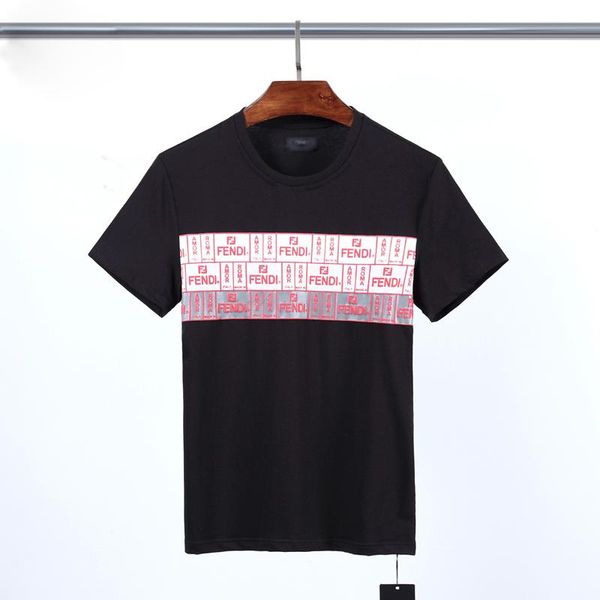 

20fw mens женин дизайнеѬ ђболки luxury fend tshirt вена мђжин street letter printed мода 3d tee tops об, White;black