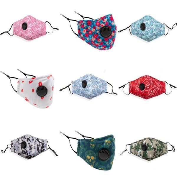 

luxury designer face masks luxury mask washable cloth dustproof riding cycling flower print solid masks fast shipping#750, Black