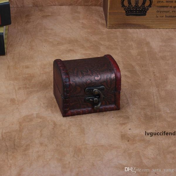 

sell vintage jewelry box organizer storage case mini wood flower pattern metal container handmade wooden small boxes