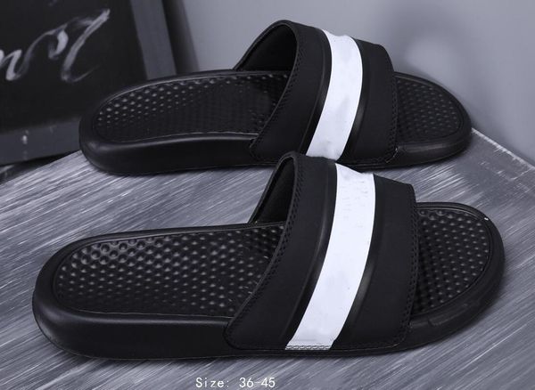 

2019 new suprize design fashion beach rubber outsole designer flip flops women men summer sandals fashion outdoor slippers 36-44 cs05, Black