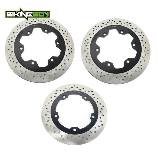 

bikingboy front rear brake discs rotors disks for speedmaster 790 carb 865 efi thunderbird sport 885 tiger 955 01 02 03